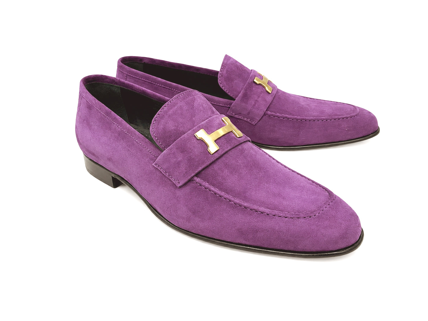 C02004-5760S H buckle Suede-Purple