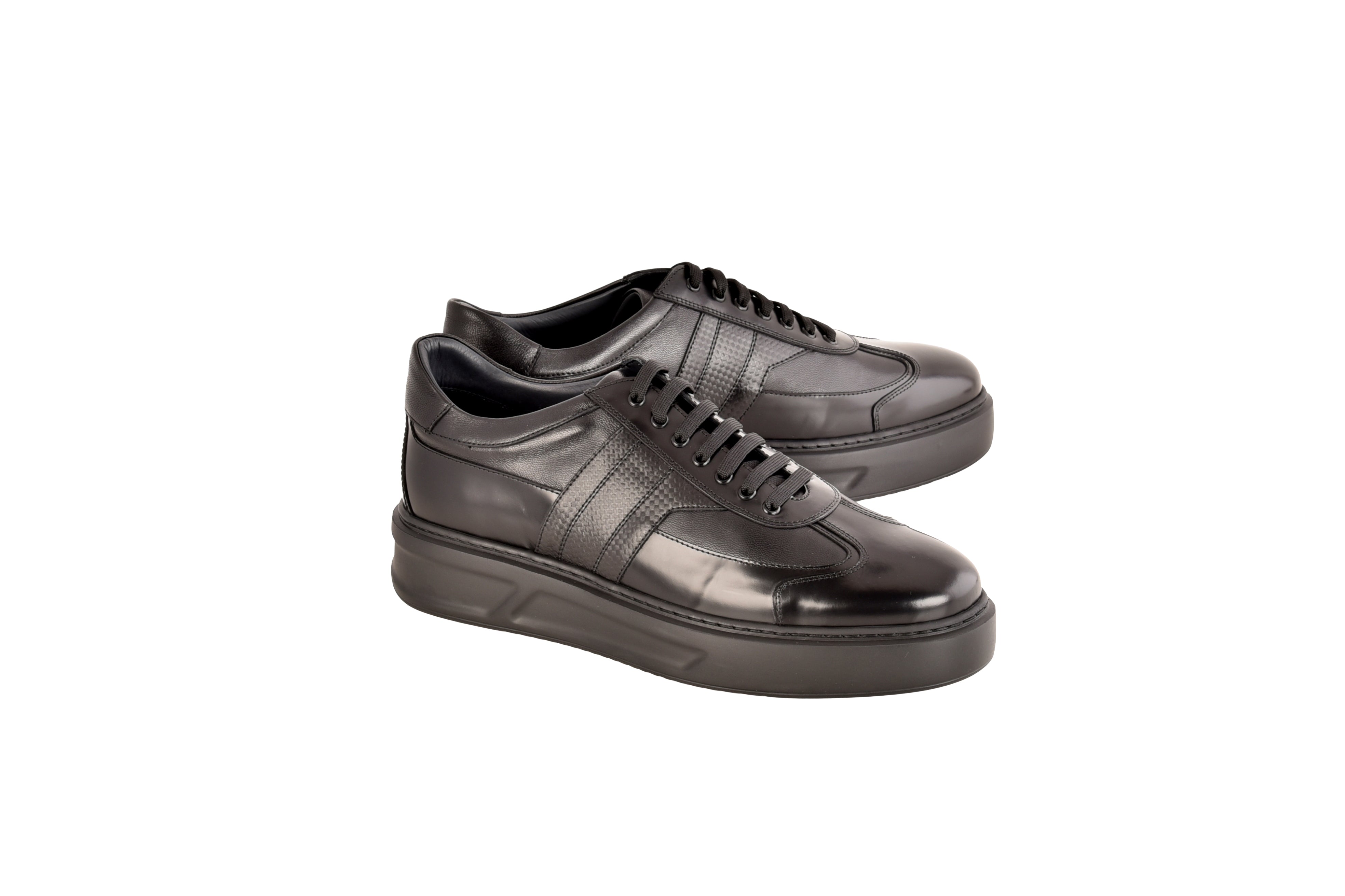 C0130-5769 Fashion Sneaker- Black
