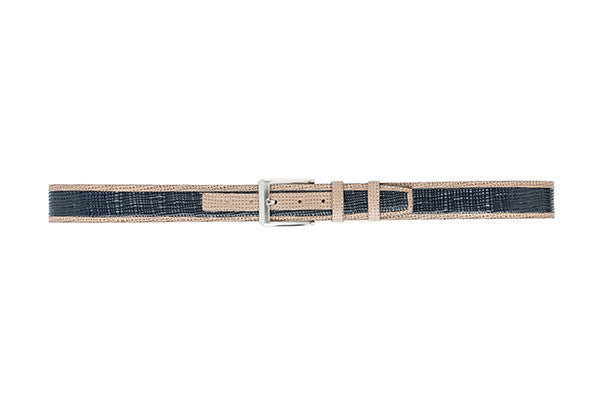 Corrente Men's Leather Belt - 5827 Navy