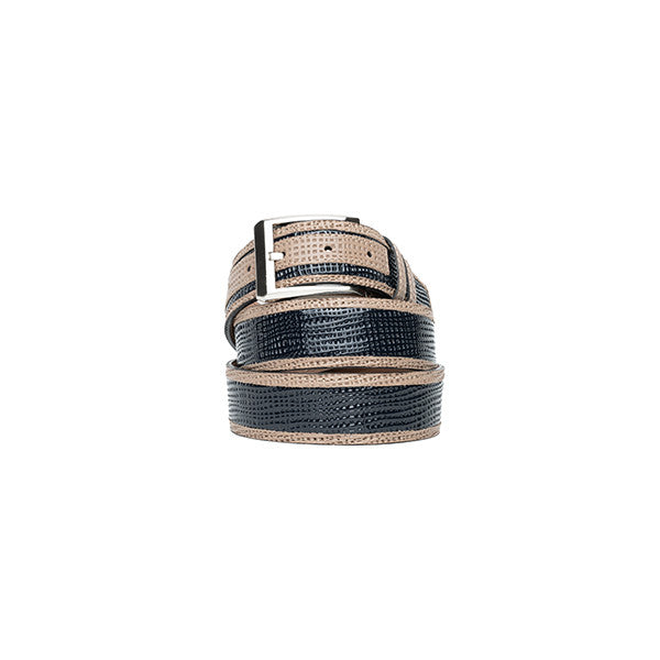 Corrente Men's Leather Belt - 5827 Navy