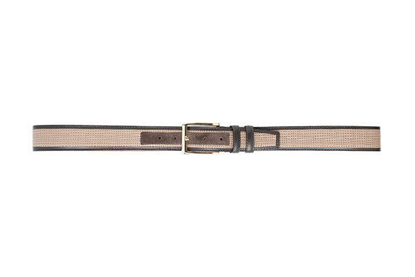 Corrente Men's Leather Belt - 5827 Pebble