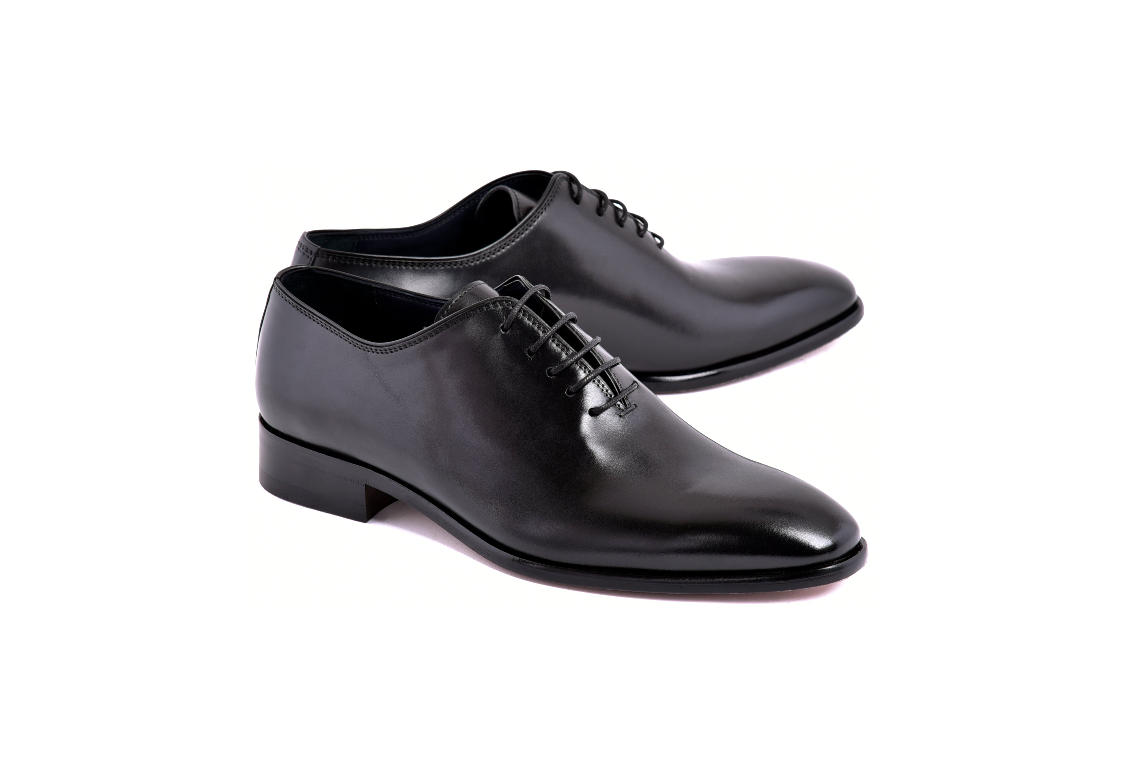 C0001110-6292OXF-Plain Toe Laceup- Black