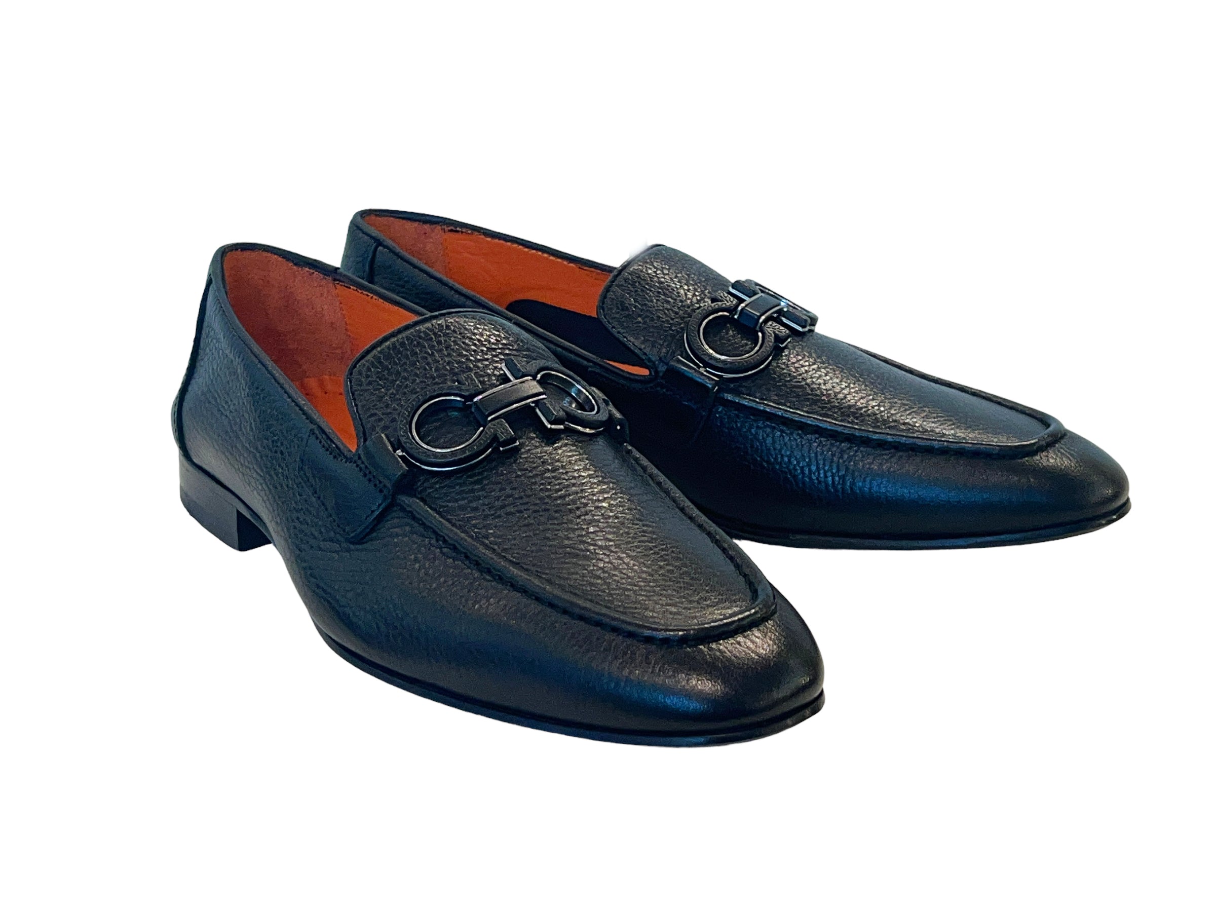 Pelle Line 6472- Buckle loafer -Black