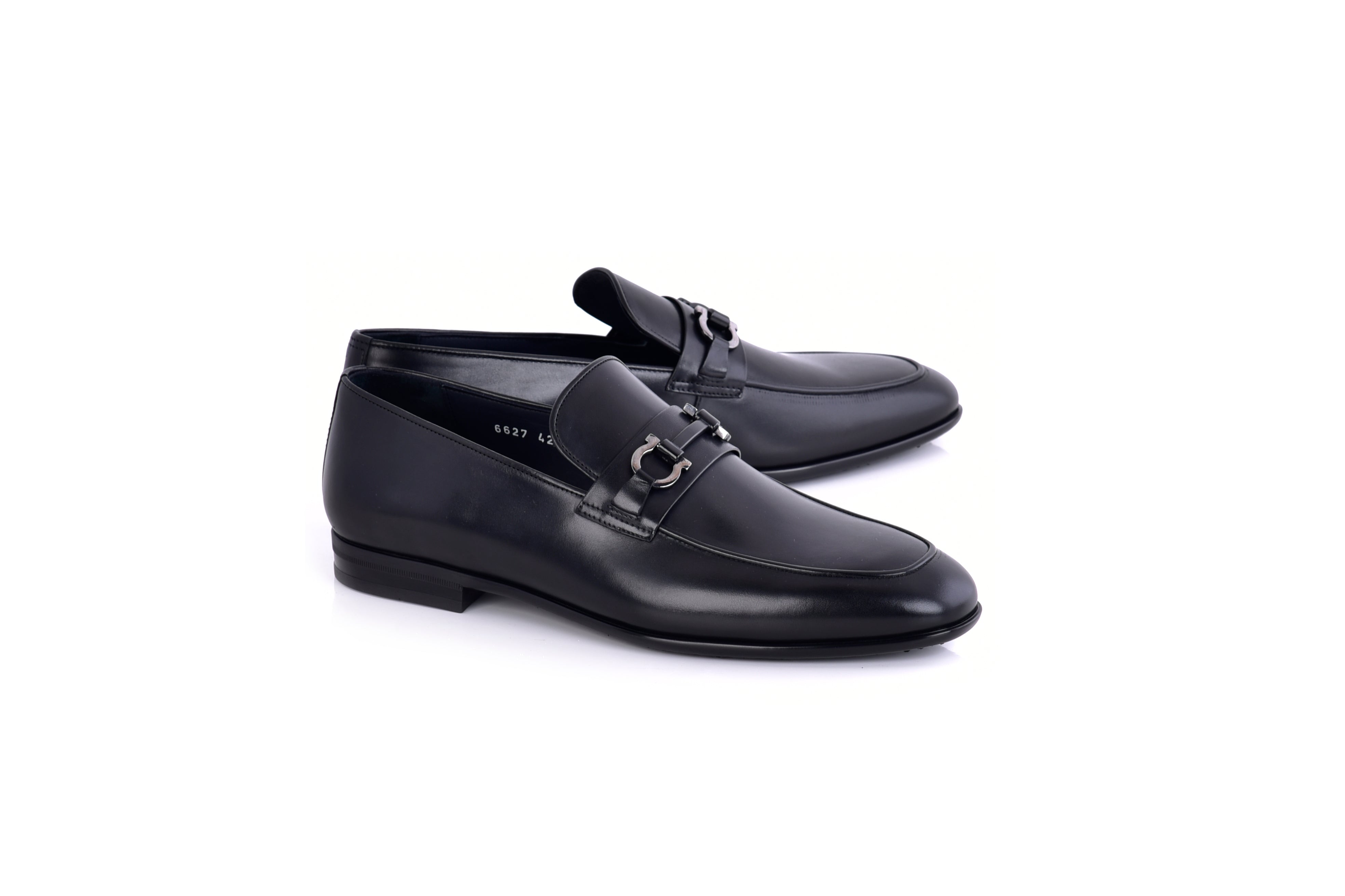 C000136-6627 Buckle Loafer- Black