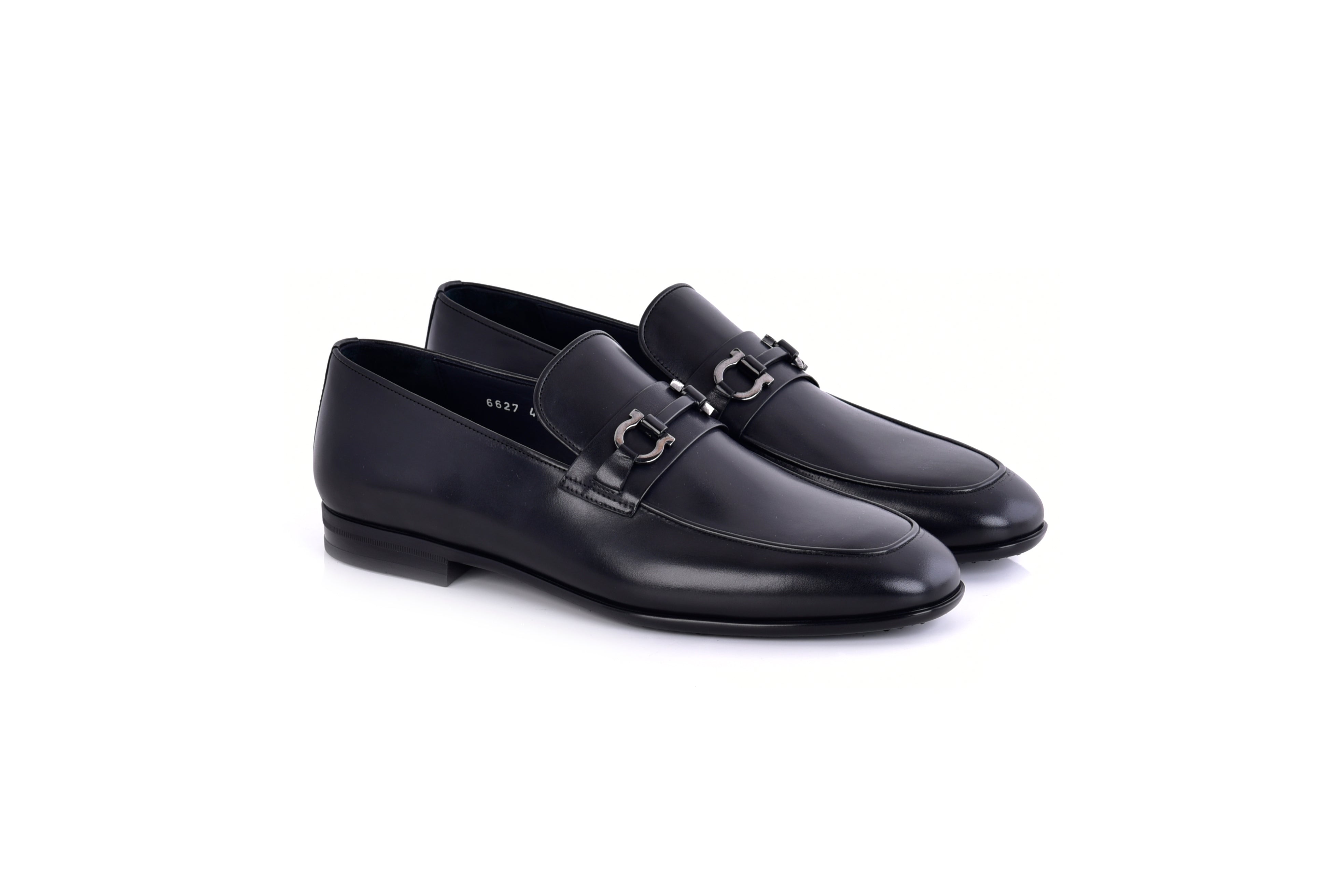 C000136-6627 Buckle Loafer- Black