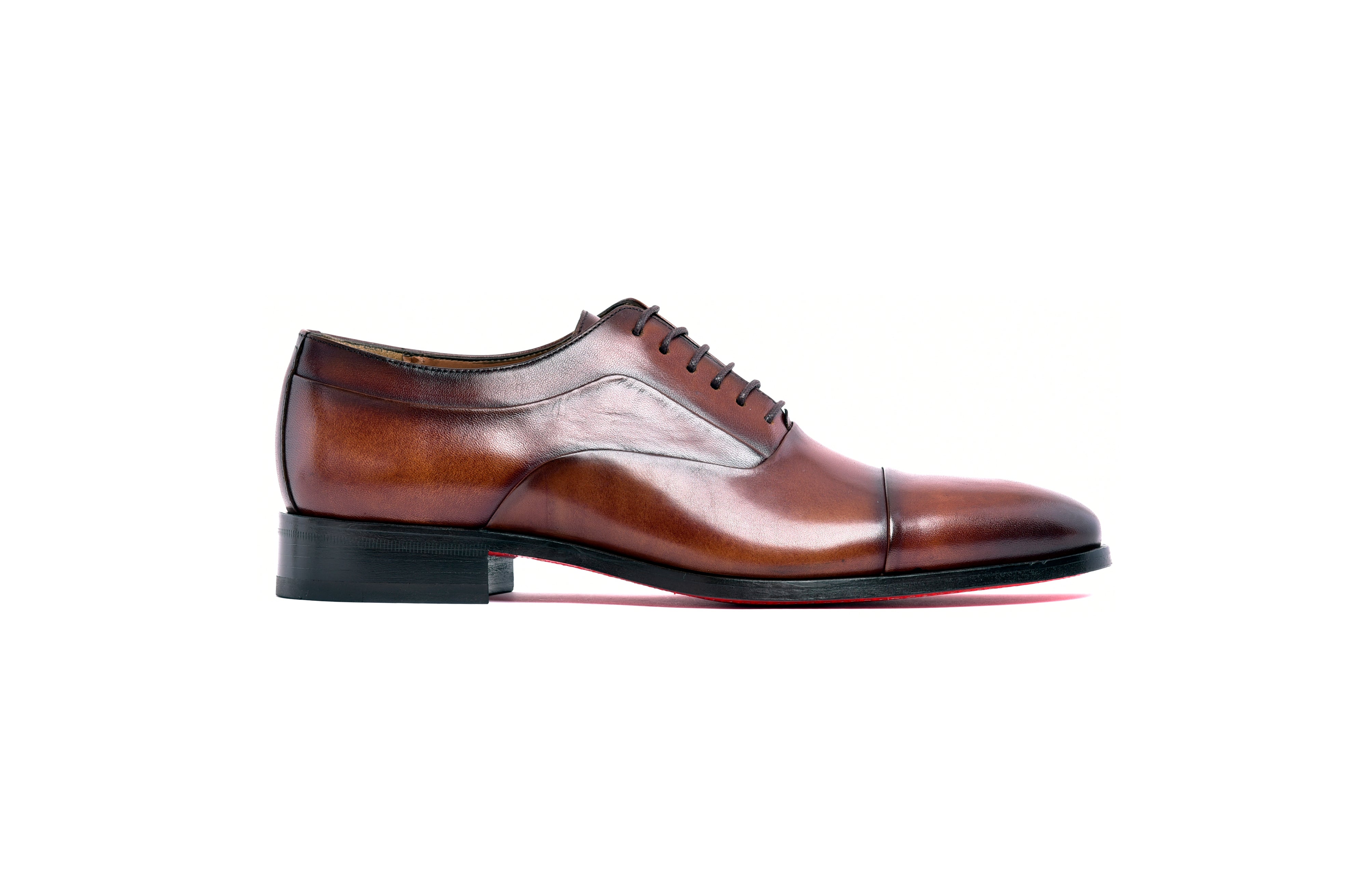 C0001106-6694 Cap toe lace up- Tan