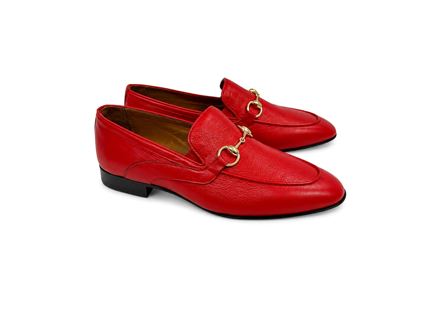 CU00025 -7195 Bit buckle loafer- Red