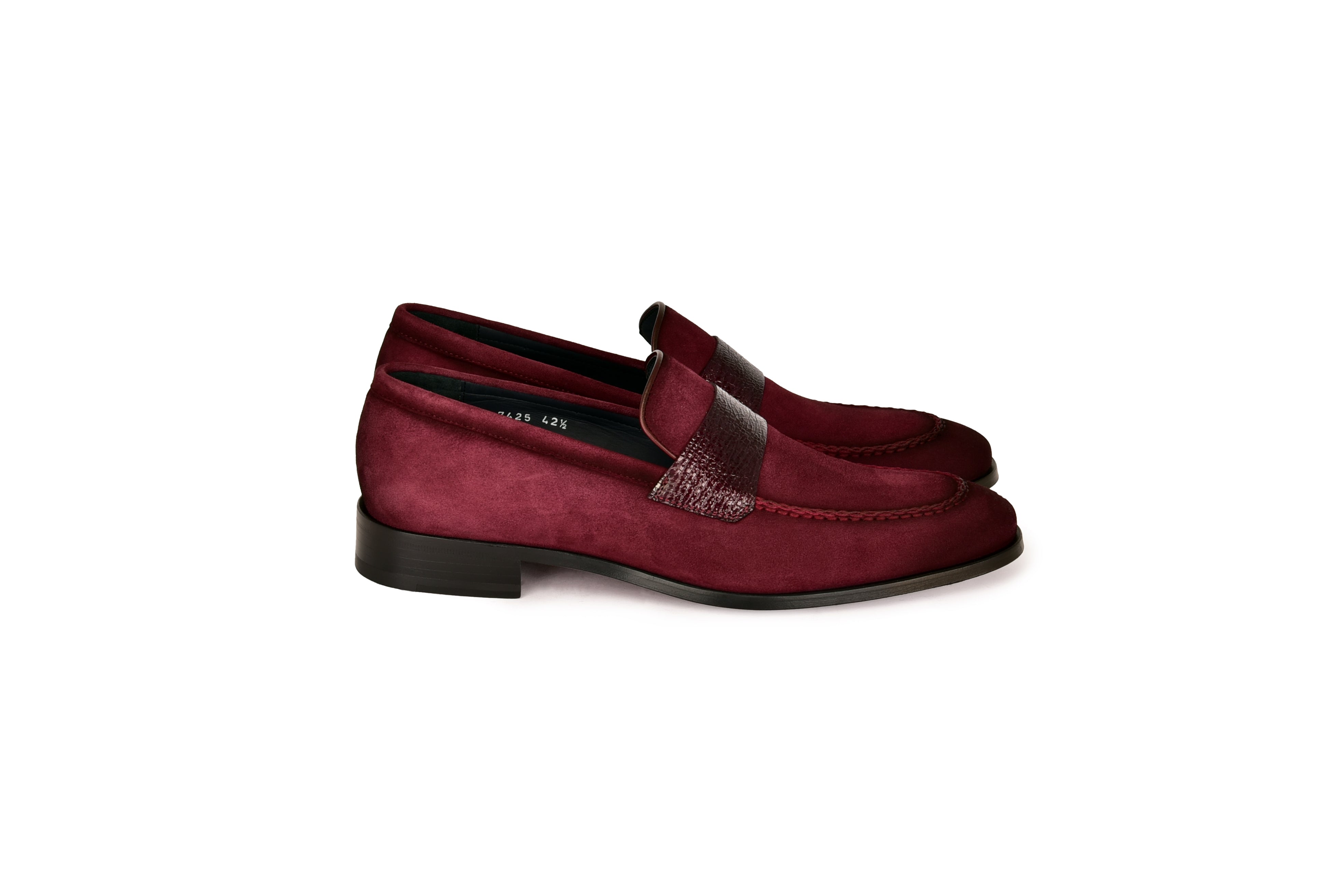 C000213-7425S Loafer-Burgundy Suede