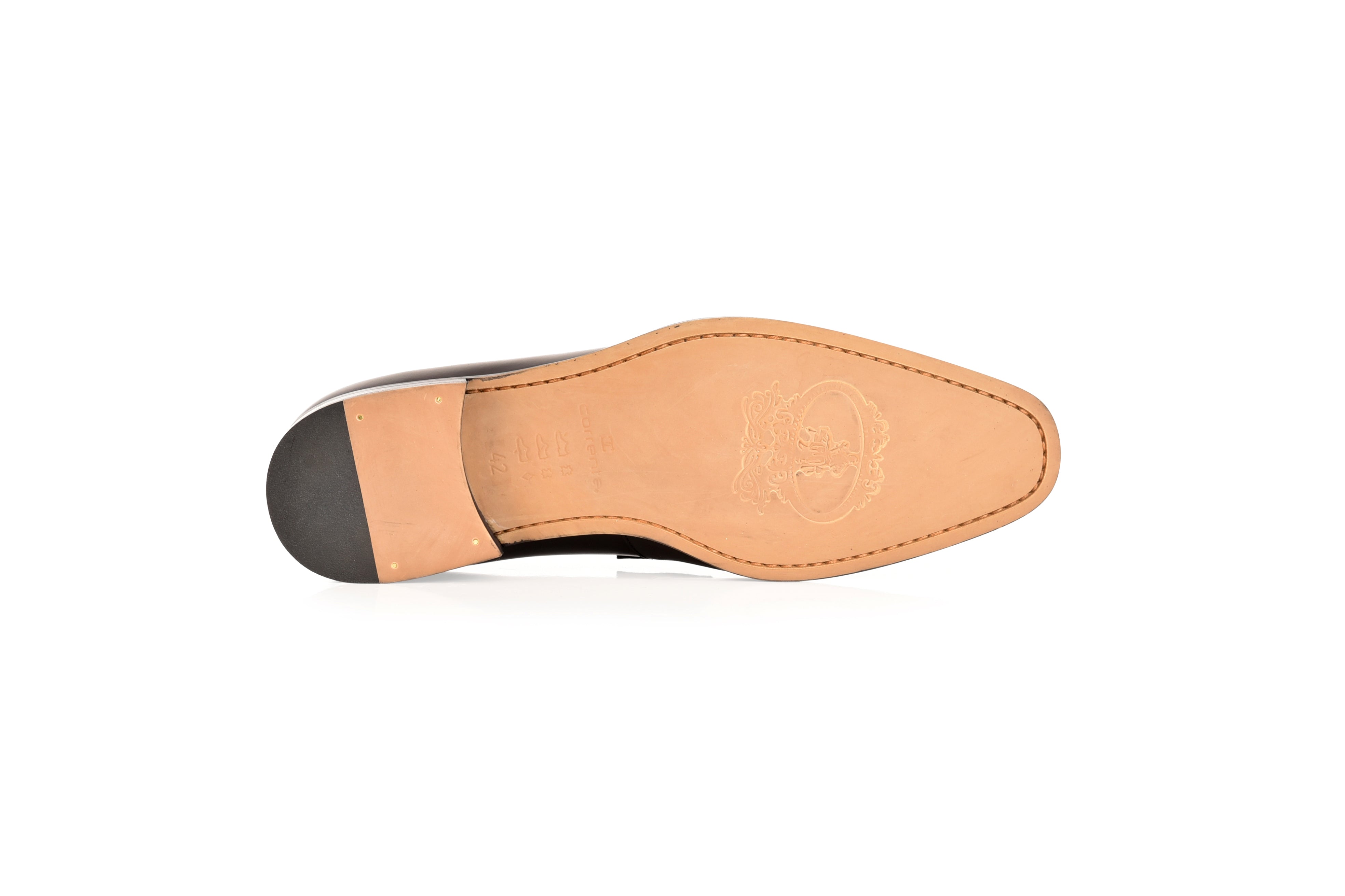 C0100- 7486 Lux leather penny Loafer-Black