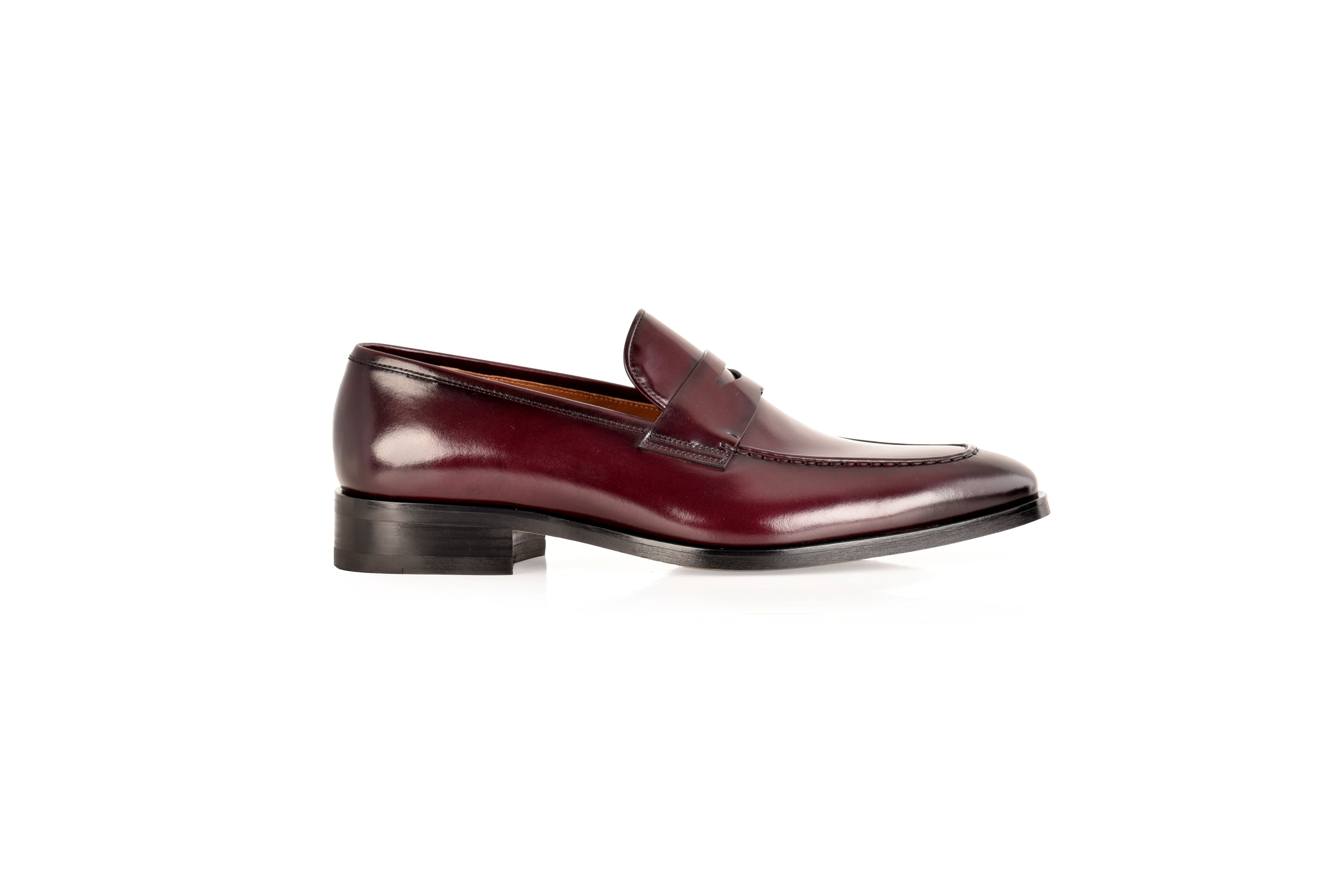 C0101- 7486 Lux leather penny Loafer-Burgundy