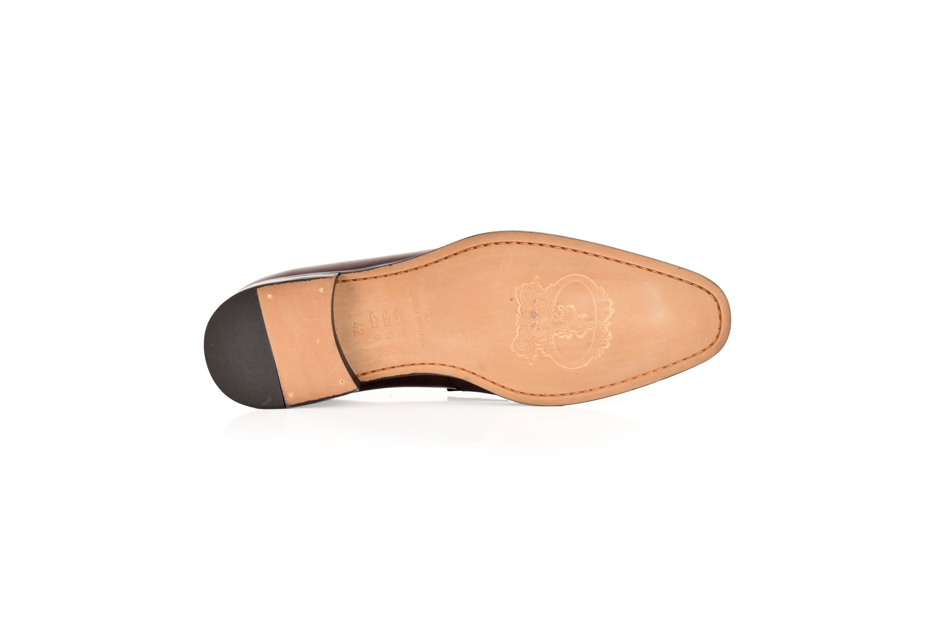 C0101- 7486 Lux leather penny Loafer-Burgundy