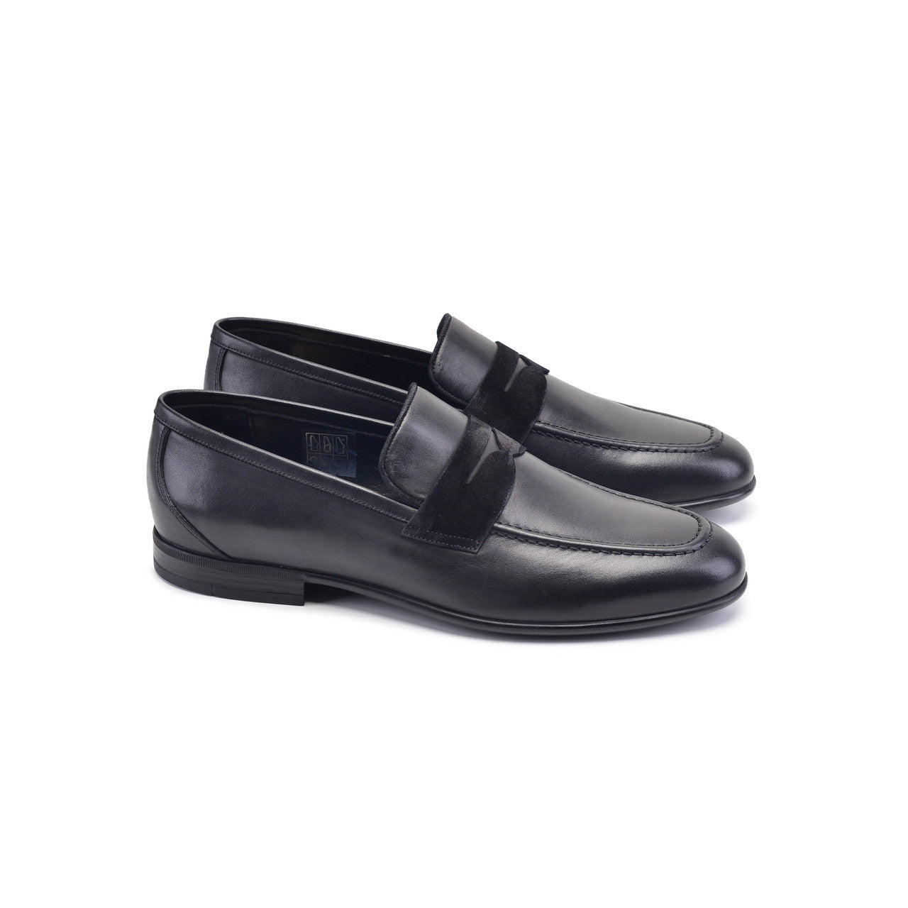 Pelle Line- Bruno Penny Loafer - Black