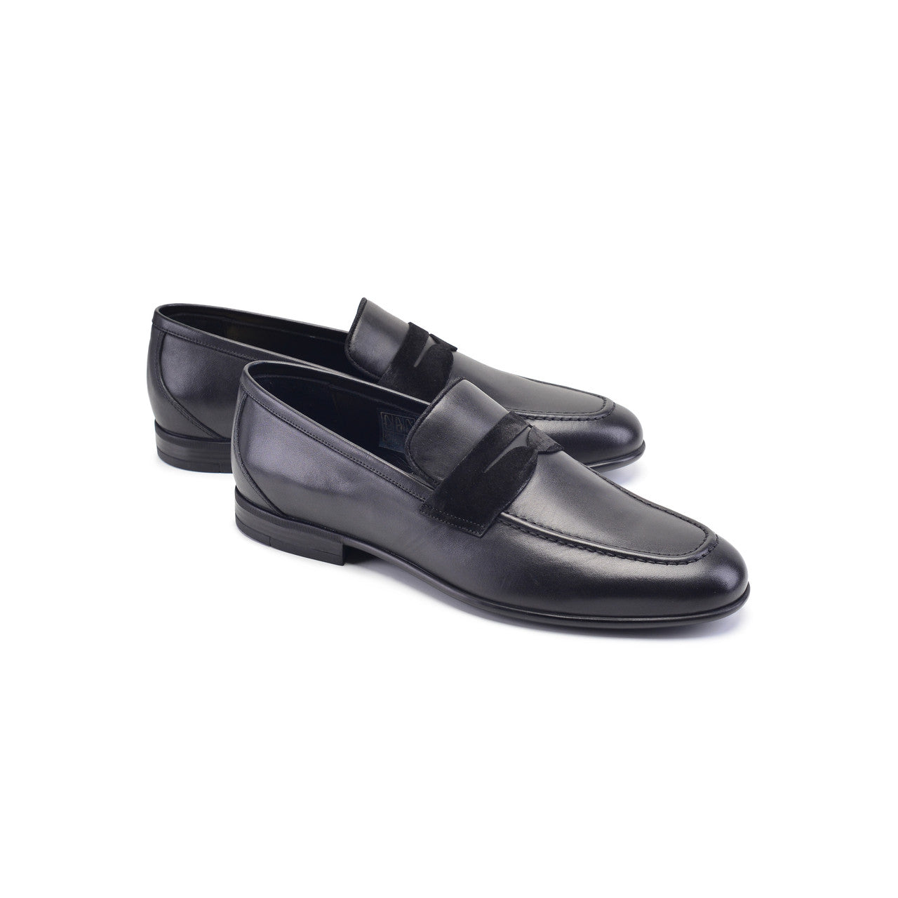 Pelle Line- Bruno Penny Loafer - Black