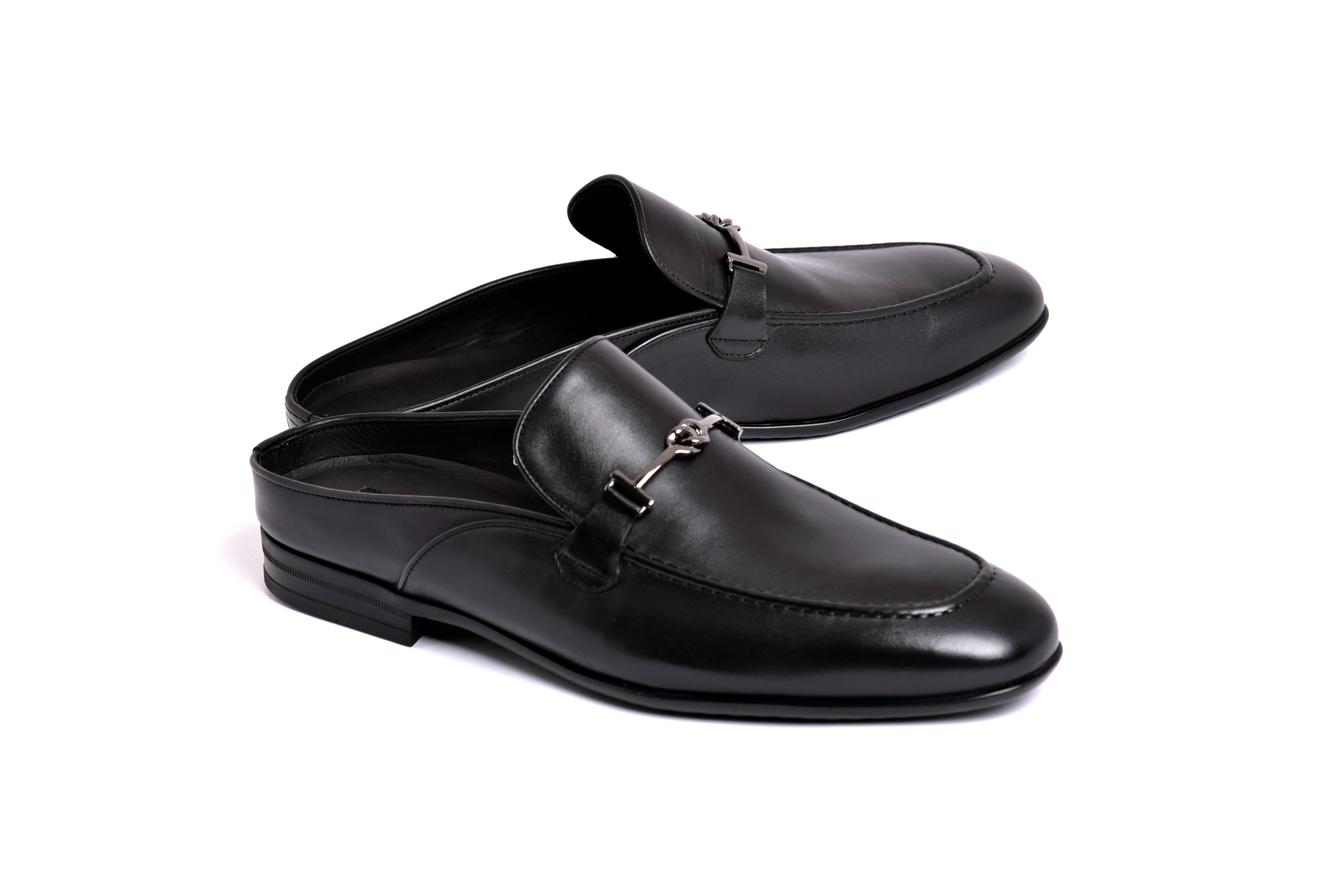 C163-8248 Black Mule( Slip-on)