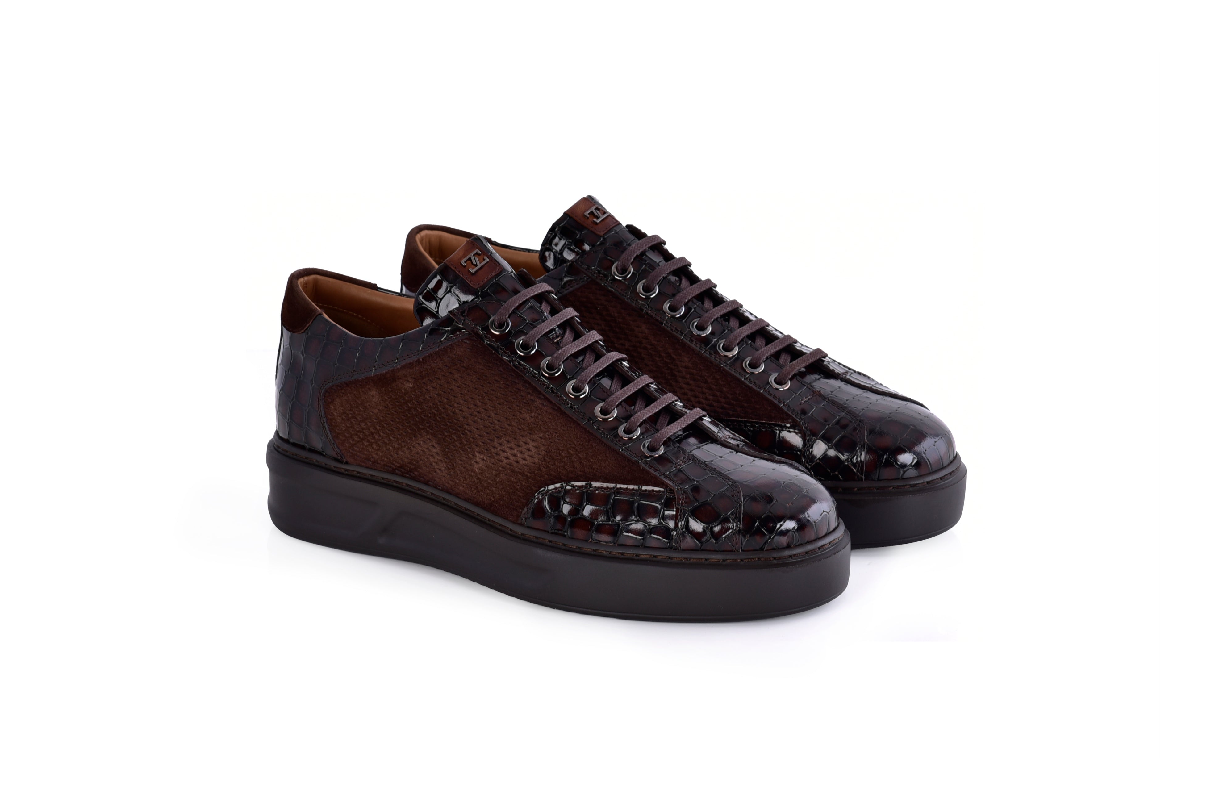 C000137-8492 Fashion sneaker- Brown