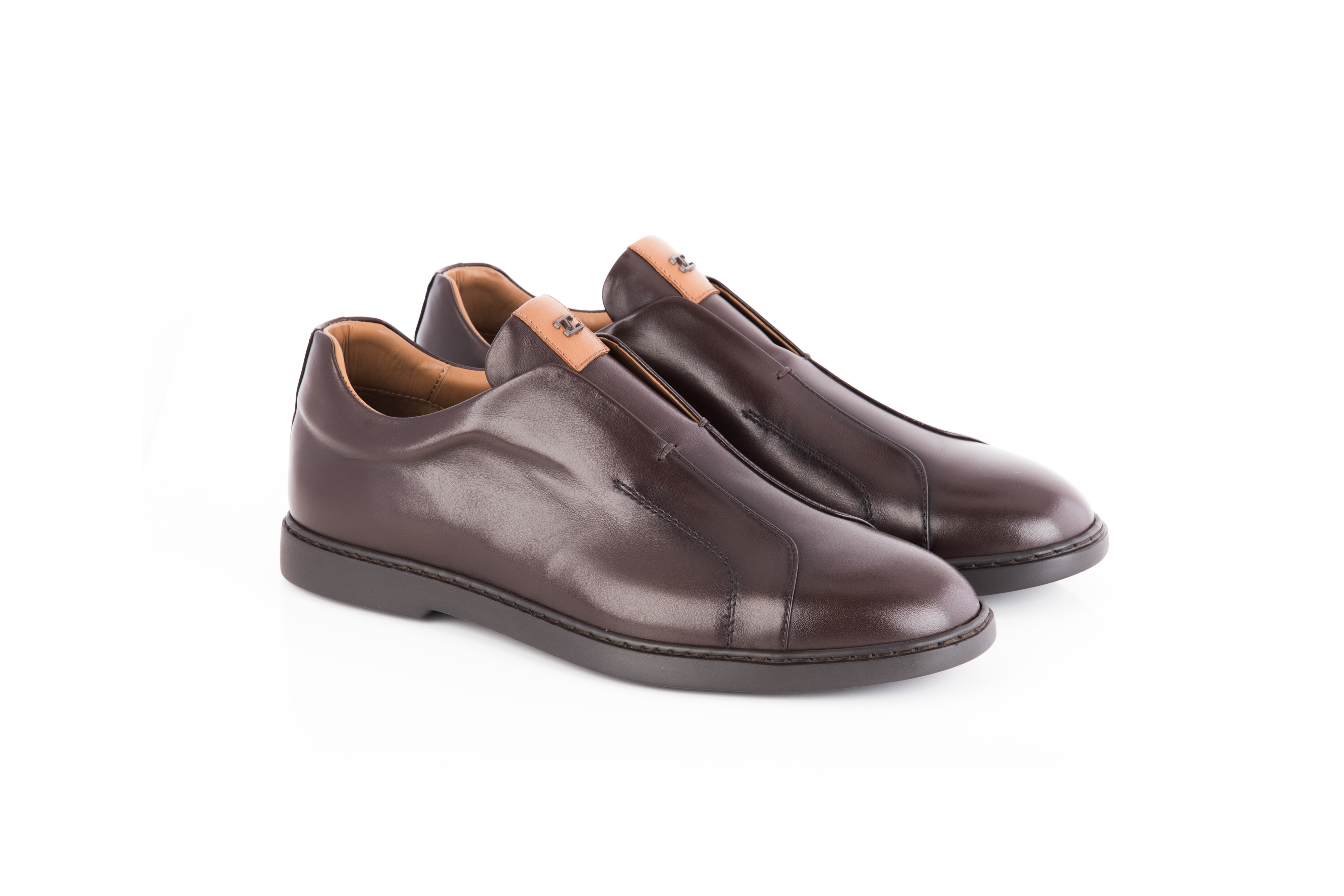 C0118- 8651 Dress Casual slip on- Brown