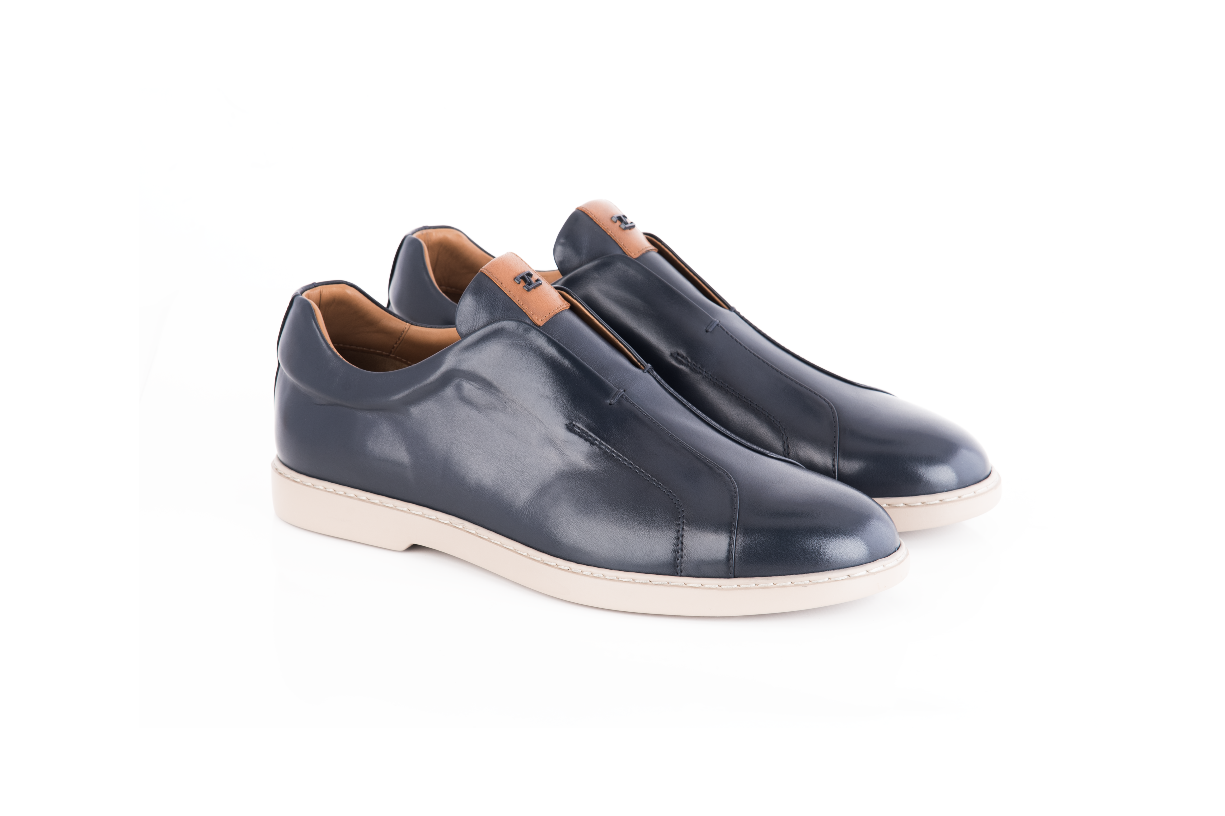 C0120- 8651 Dress Casual slip on- Navy