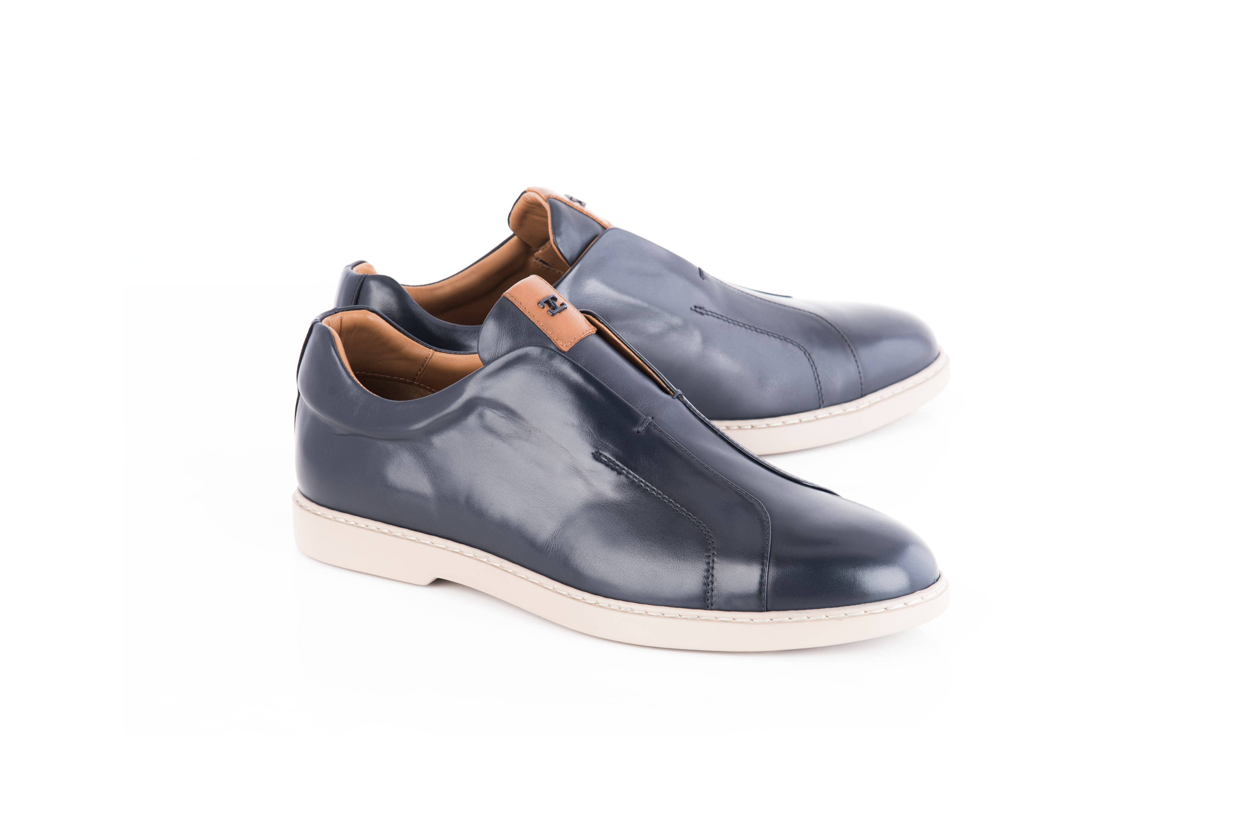 C0120- 8651 Dress Casual slip on- Navy