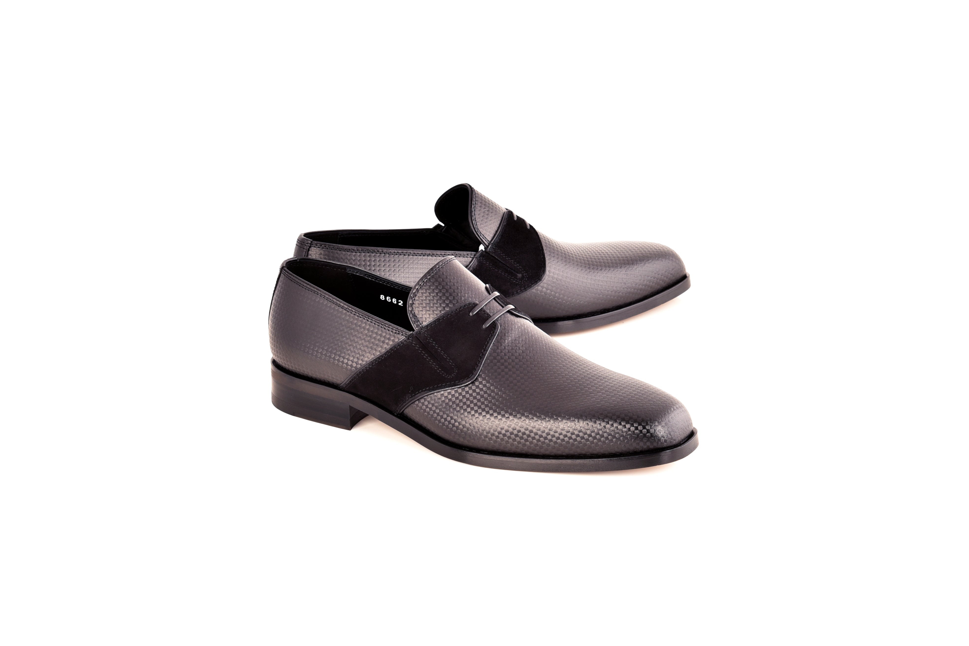 C0113- 8662 Loriblu Leather Loafer- Black