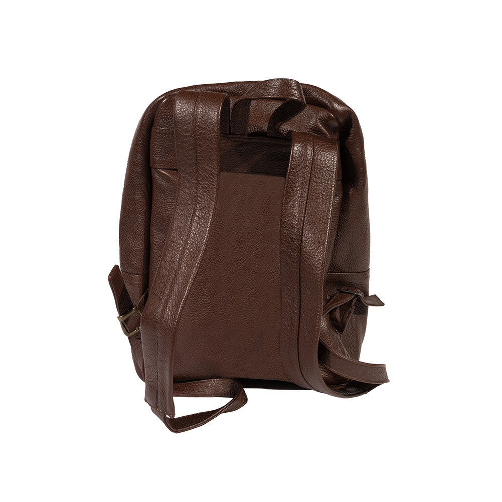 Pelleline Exclusive Genuine Alligator Backpack- Brown