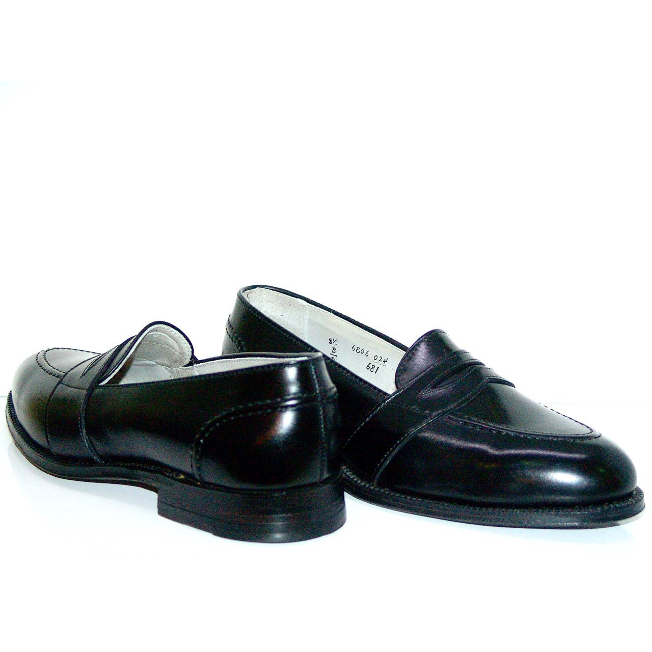 Alden 681 Full Strap Slip On - Black