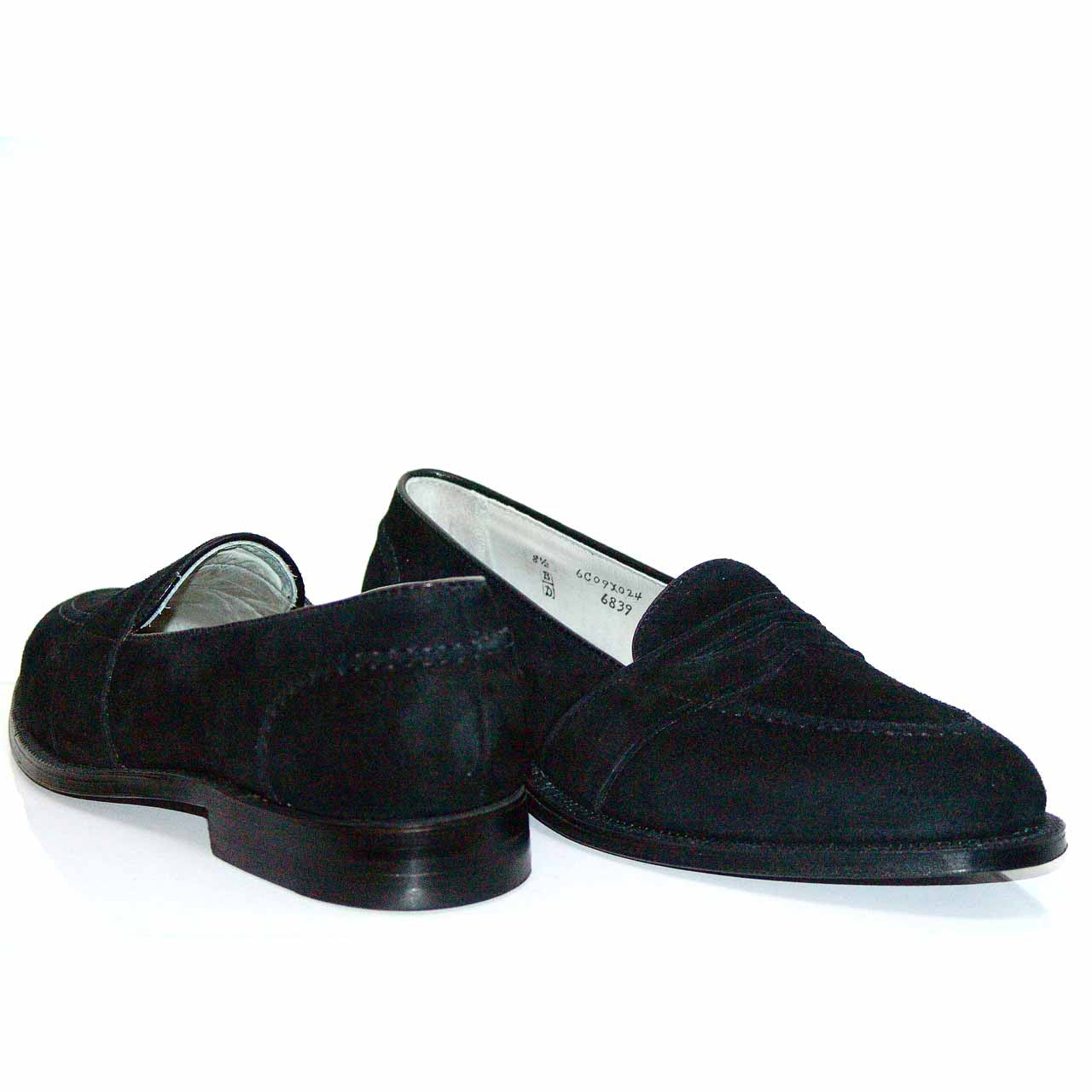 Alden Full Strap Suede 6839 Black