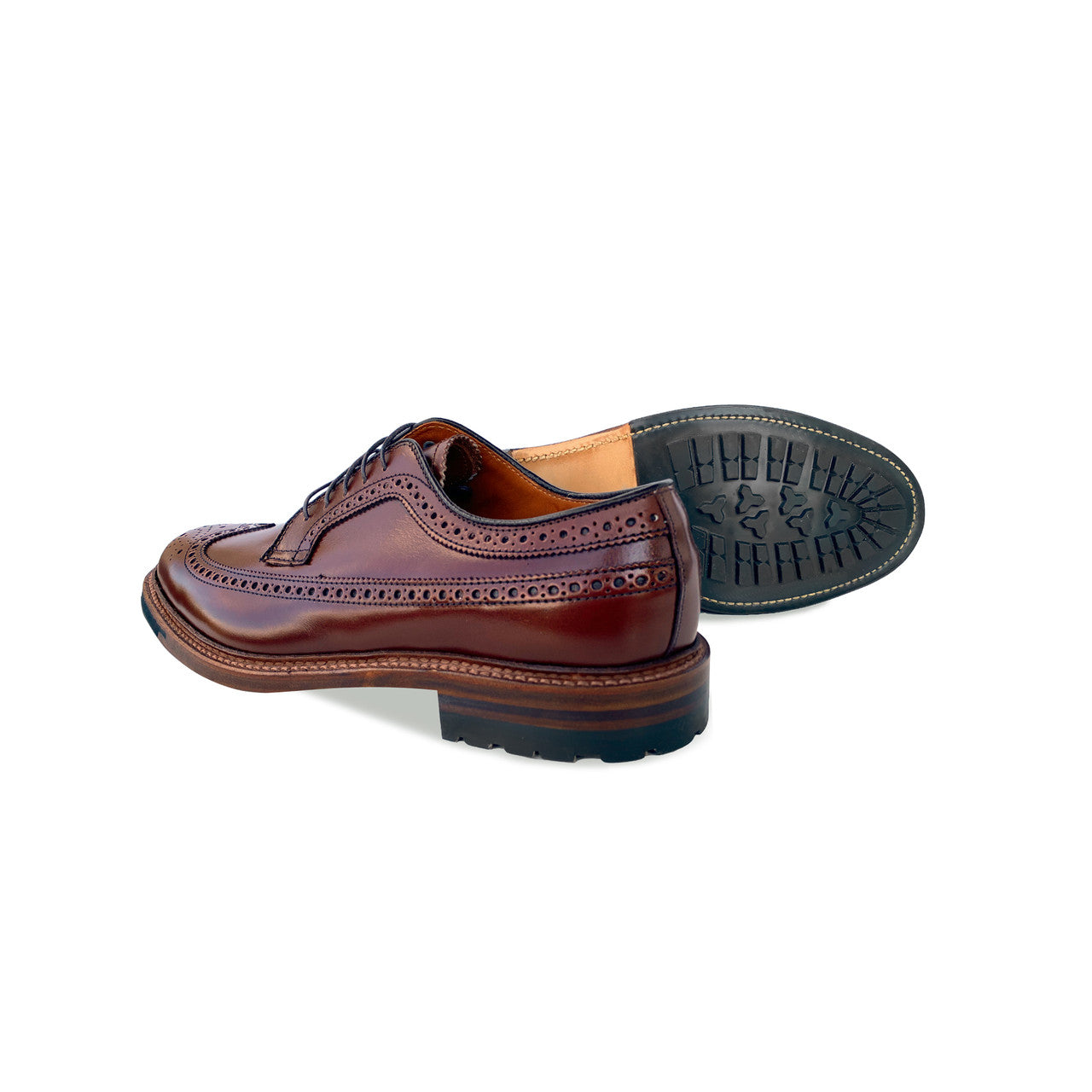 Pelle Line Exclusive Alden D8511- New Cigar Madison Leather - Commando Sole  Wingtip