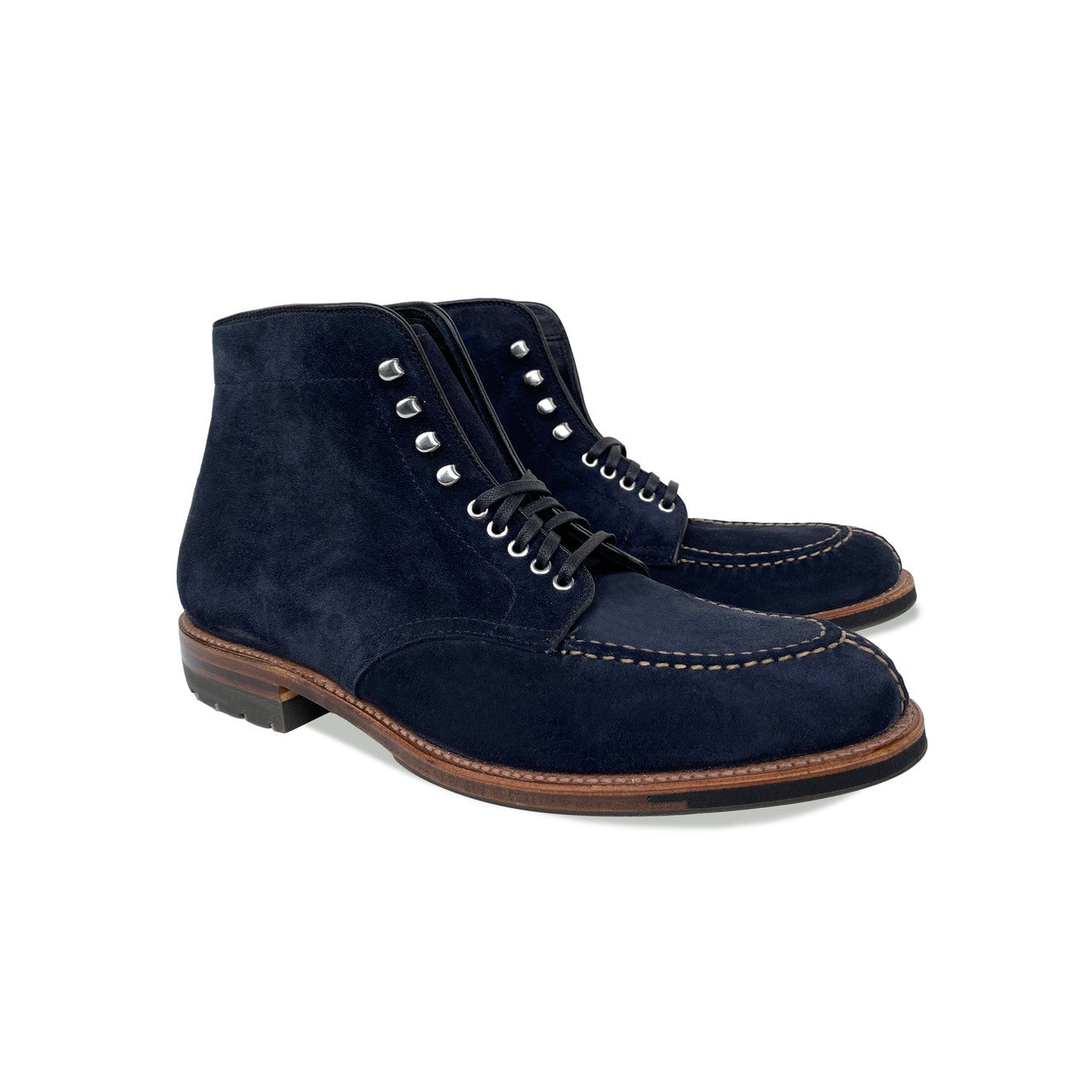 Alden D8926 Navy Suede Tanker Boot