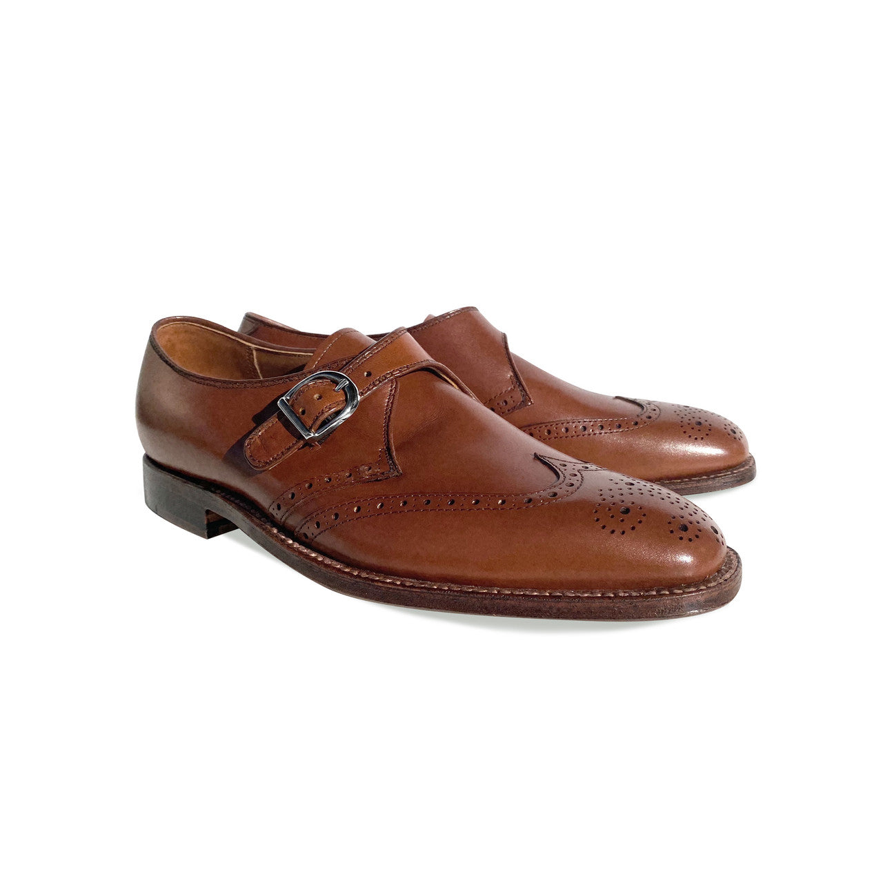 Alden D9537 Wingtip Monk strap- British Tan