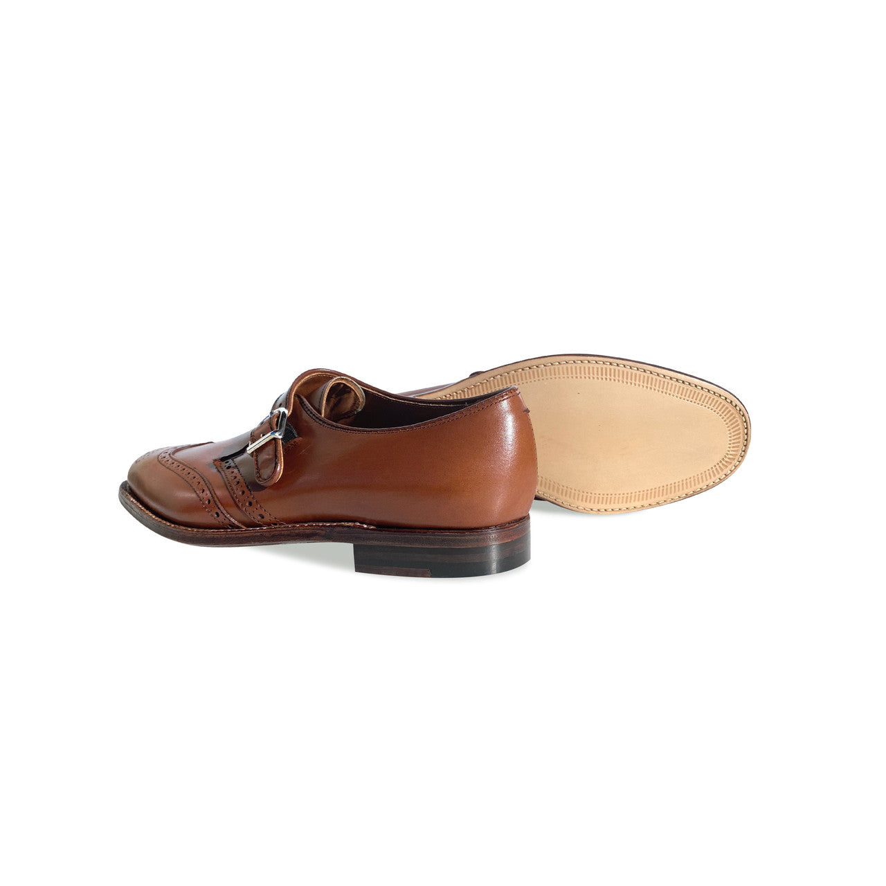 Alden D9537 Wingtip Monk strap- British Tan