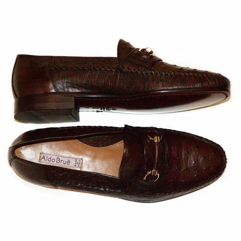 Aldo Brue 166 Brown Ostrich