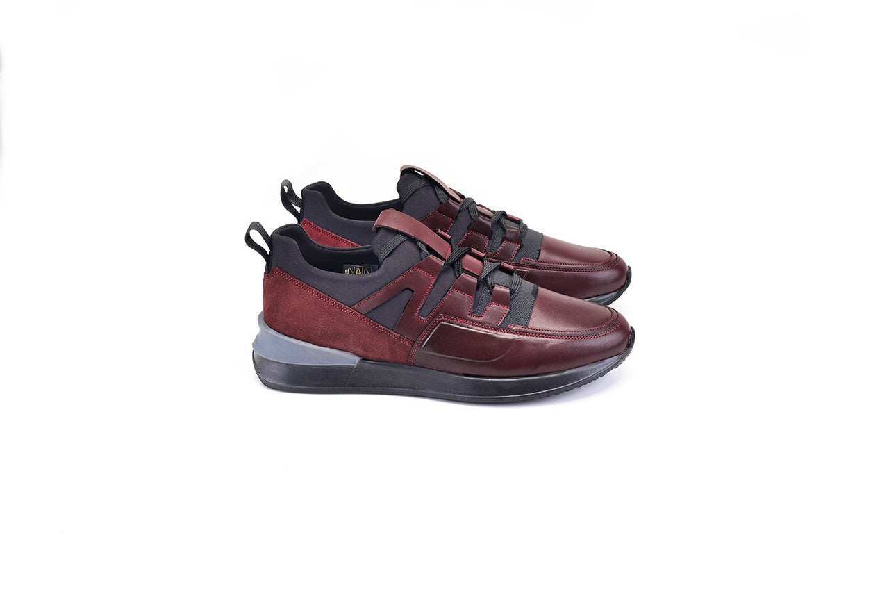 Pelle Line - Glenn Leather sneaker- Burgundy