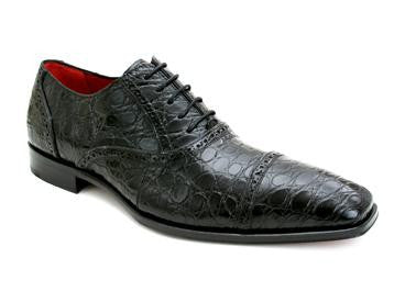 Mezlan Niagara Black Crocodile