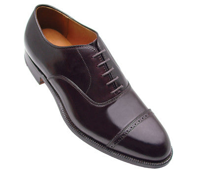 Alden Shell Cordovan Perf Tip Bal Oxford 9015 Dark Burgundy