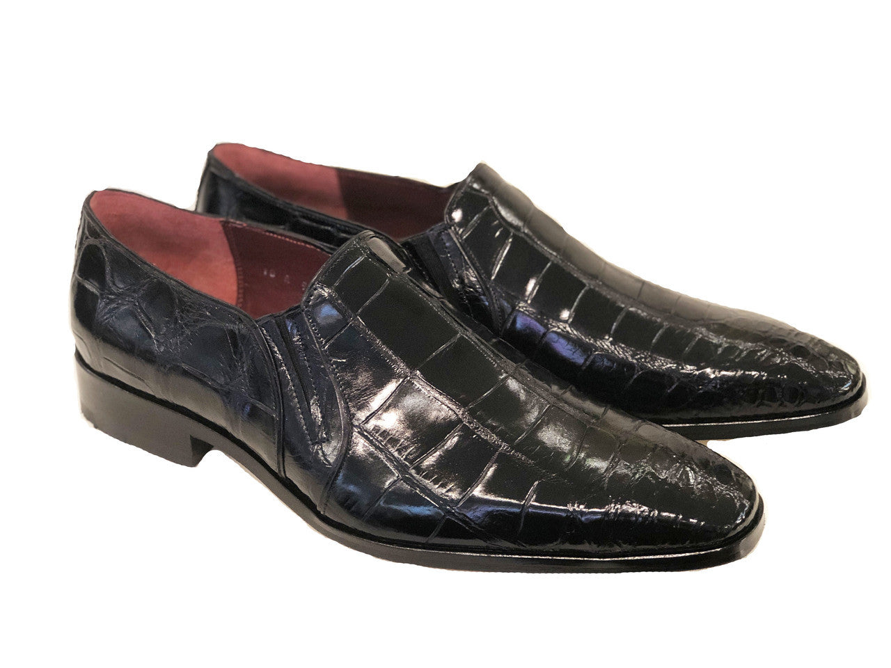 Pelle Line Exclusive Bellini- Alligator Loafer Black