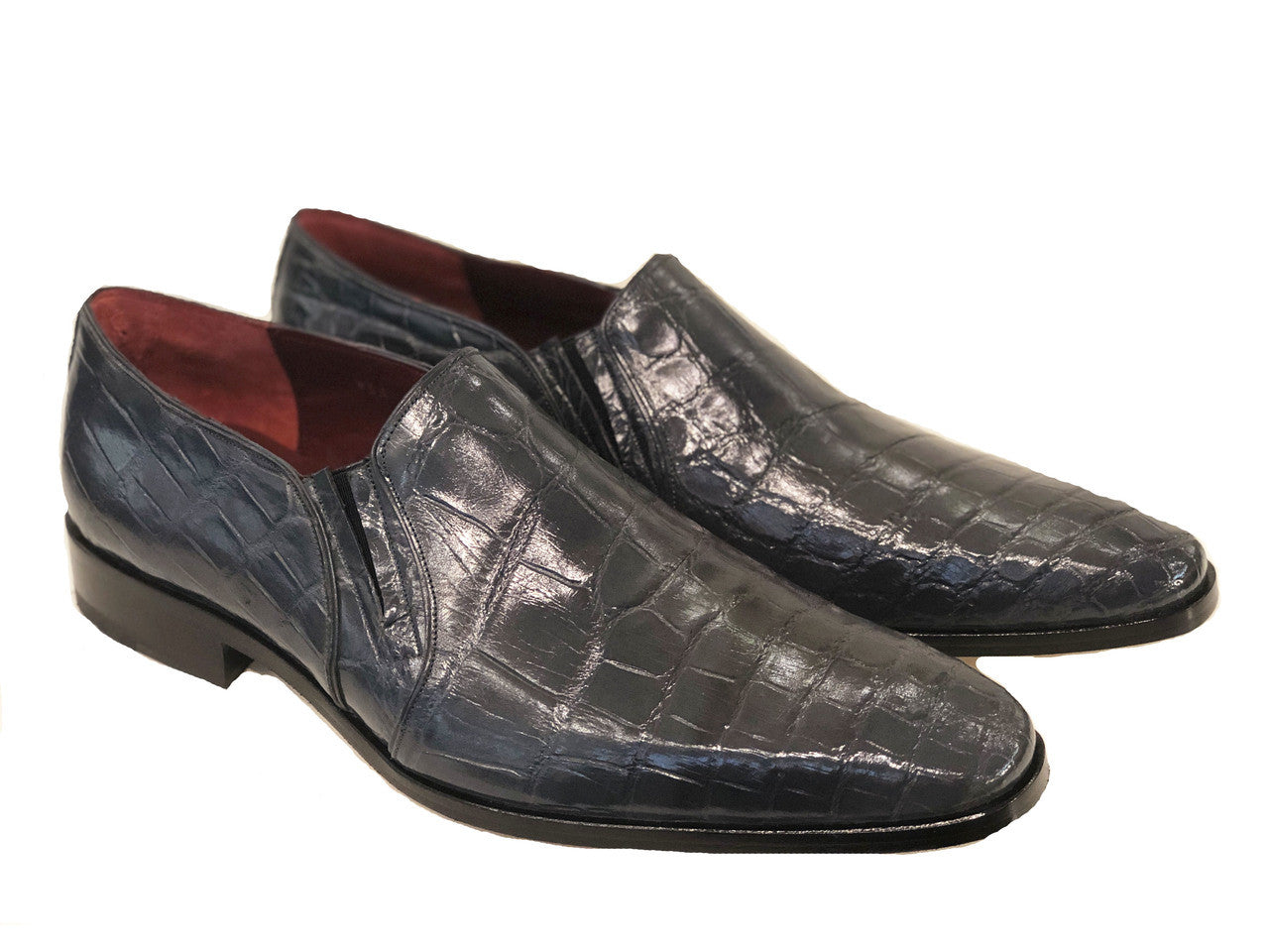 Pelle Line Exclusive Bellini- Alligator Loafer Grey