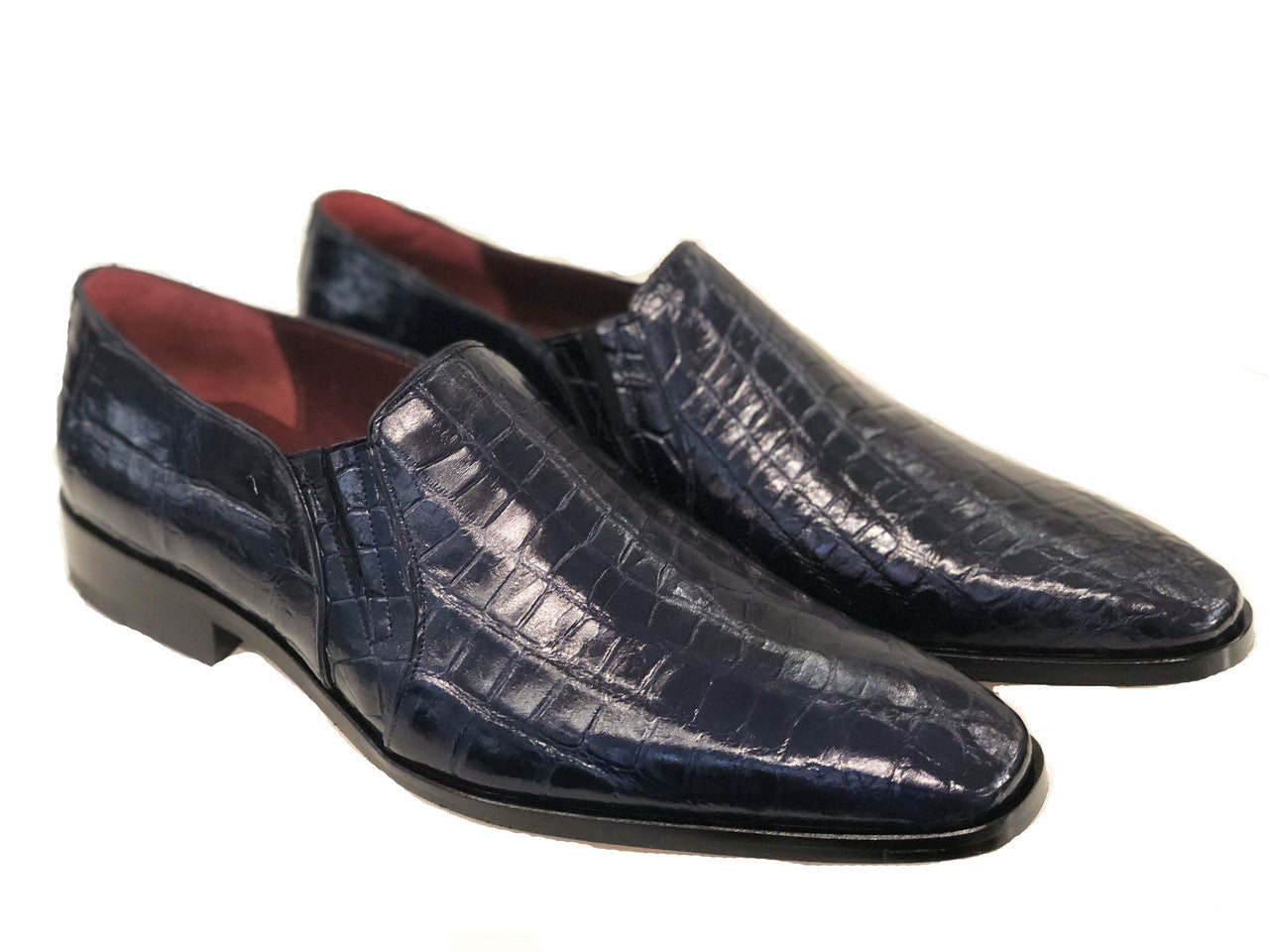 Pelle Line Exclusive Bellini- Alligator Loafer Navy