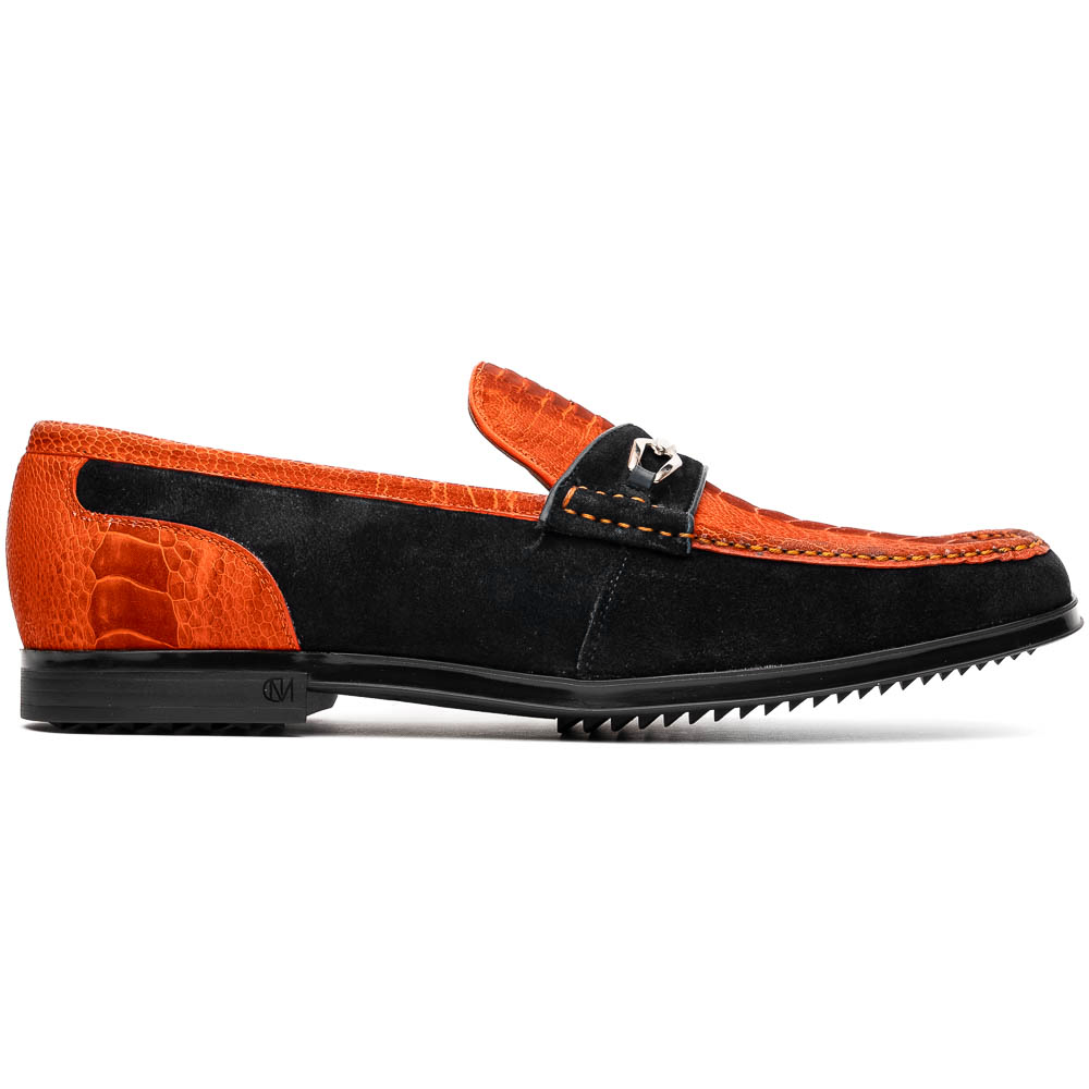 Hugo Ostrich Orange / Black