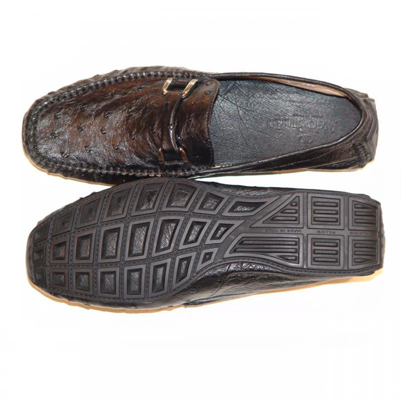 Aldo Brue 105 Black Genuine Ostrich